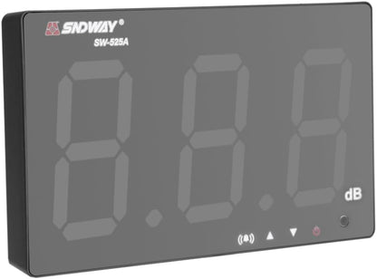 30~130dB geluidsniveaumeter, digitale decibelmeter met 9,6 inch LCD-scherm, nauwkeurigheid 1,5dB, wandmontage