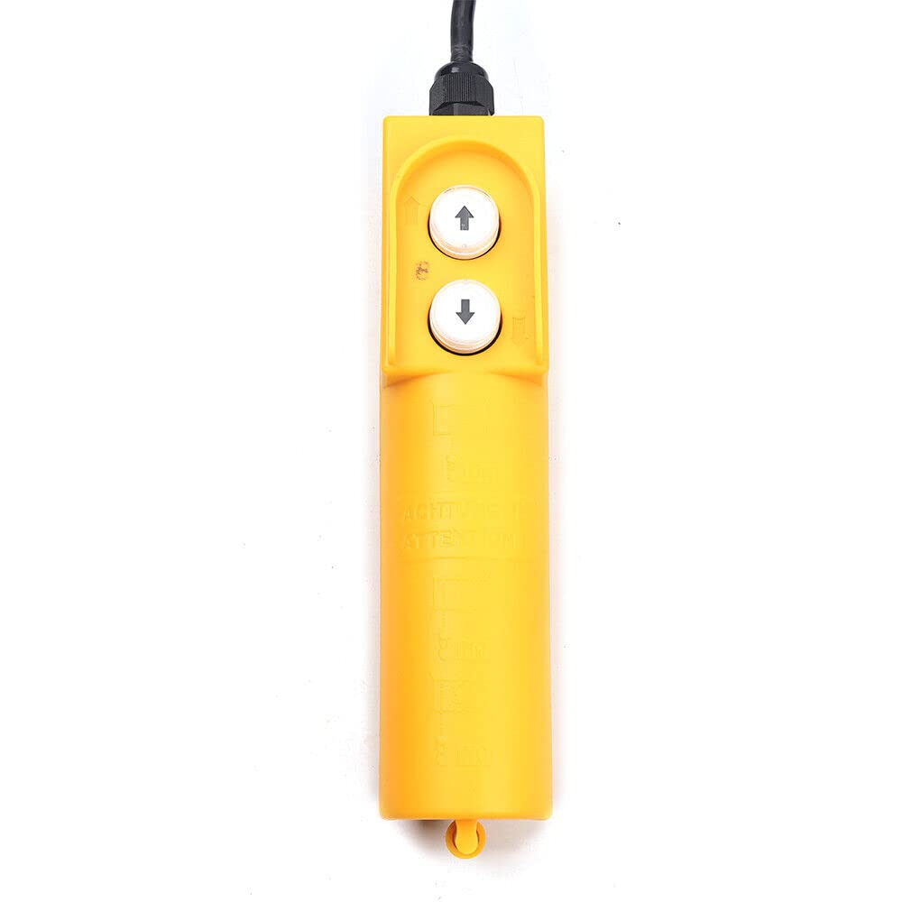 OUKANING Elektrische hijstoestellen, 1450 W, elektrische draagkracht 400-800 kg, hefhoogte 6-12 m, IP40, motorlier, kabeldiameter 5 mm - QUORE