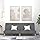 vidaXL Sofa bed 2 seater fabric light grey, sleeping sofa, sofa bed, adjustable sofa bed, sofa bed, folding sofa bed, folding sofa bed