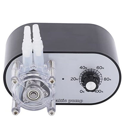 G928A Verstelbare Peristaltische Doseerpomp Vloeistofdoseerpomp met Adapter voor Aquarium Lab Analytische AC100-240V((EU Plug))