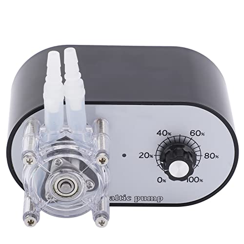 G928A Verstelbare Peristaltische Doseerpomp Vloeistofdoseerpomp met Adapter voor Aquarium Lab Analytische AC100-240V((EU Plug))