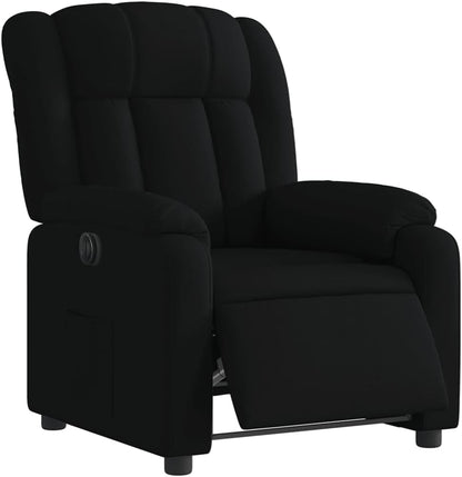 Elektrische Massagestoel – Fauteuil – Relaxstoel – Ligstoel – Tv-Stoel – Verstelbare Rugleuning en Voetsteun – 6-Punts Vibratiemassage – Lichtgrijze Gestoffeerde Zitting