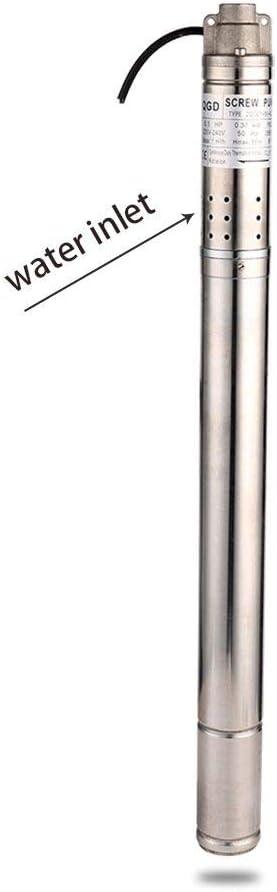 Diepwaterpomp, 220 V, 370 W, dompelpomp, 50 m, diepwaterpomp, dompelpomp voor thuis, industrieel, landbouw en tuin