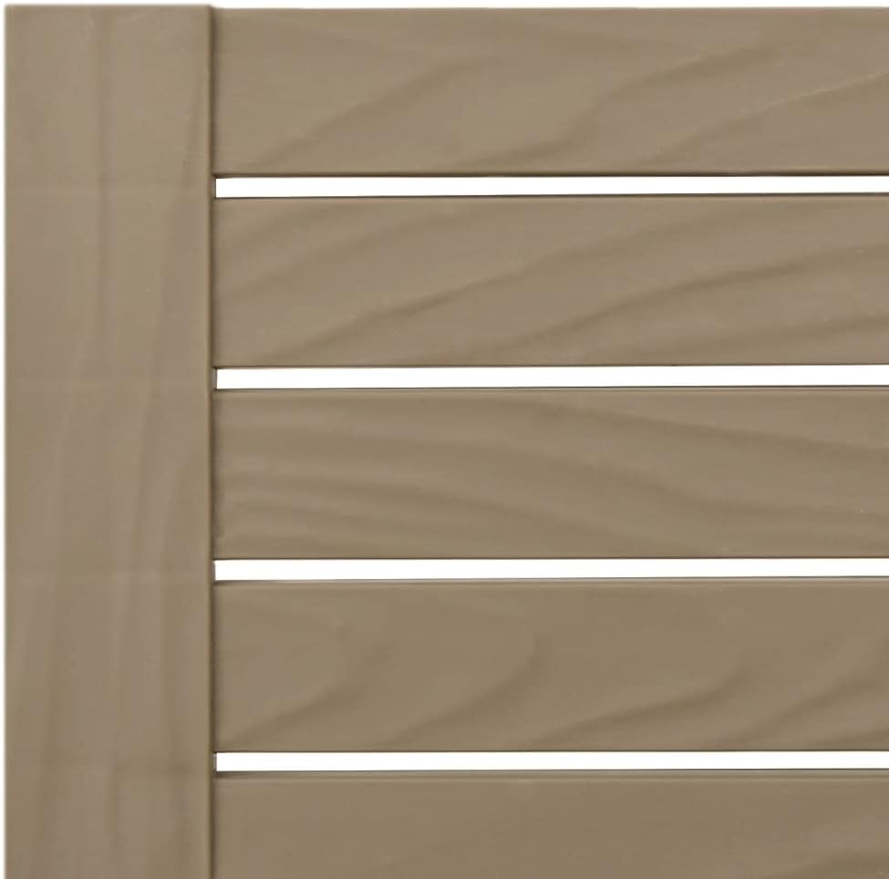 vidaXL Lounger 155x58x83 cm polypropylene light brown - QUORE