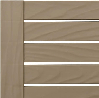 vidaXL Lounger 155x58x83 cm polypropylene light brown - QUORE
