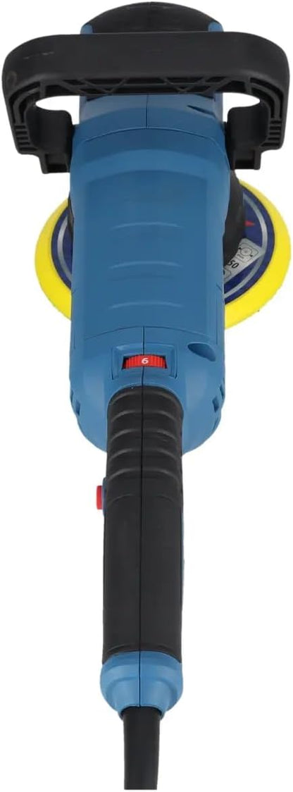 Excentrische Rotatiepolijstmachine – Excenterpolijstmachine, Poetsmachine, Polijstmachine, Polijstapparaat – 900 W Vermogen – 150 mm Schijf, Zachte Start