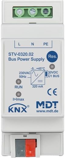 MDT EIB/KNX busspanning, 2TE, REG, 320/640mA - STV-0320.02