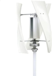 Wind Turbine - Windmill Generator - Wind Energy - Wind Turbine - 2000W - 24V - 3 Blades - with MPPT Controller - White