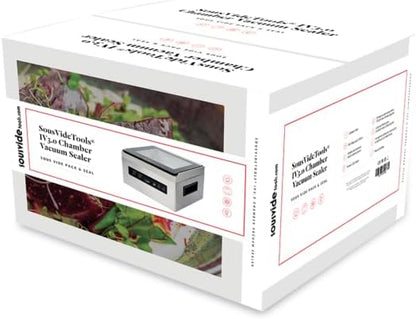 SousVideTools IV3.0 Chamber Vacuum Sealer, zwart en zilver [SVT-03003]