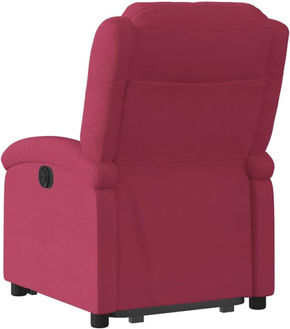 Relaxstoel Met Opstahulp – Tv-Stoel – Ligstoel – Elektrische Relaxfauteuil – Enkelvoudige Ligstoel – Fluwelen Bekleding – Elektrische Opstahulp Met Kantelfunctie