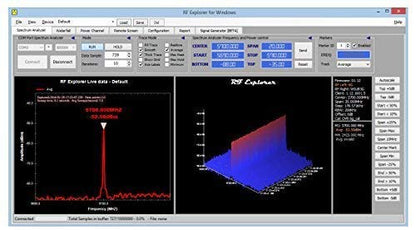 LATNEX SPA-3G Combo RF Explorer spectrumanalysator - handheld RF-frequentieanalysator en RF-spectrum WIFI HAM-radio WiFi-netwerk audio frequentiesignaal analyzer - Inclusief software
