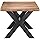 vidaXL Dining table 180x90x75 cm solid wood with honey-colored finish
