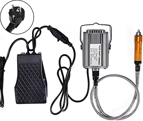 Draaigereedschap – Multifunctioneel Gereedschap – Flexibele As – Boormachine – Slijpmachine – 780W Motor – Instelbare Snelheid & Voetpedaalbediening - QUORE
