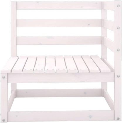 Contemporary design, living room furniture, garden bench, garden bench, floor deep sofa bed frame, 2 seater garden bench white solid pine, suitable for garden lawn pool - QUORE