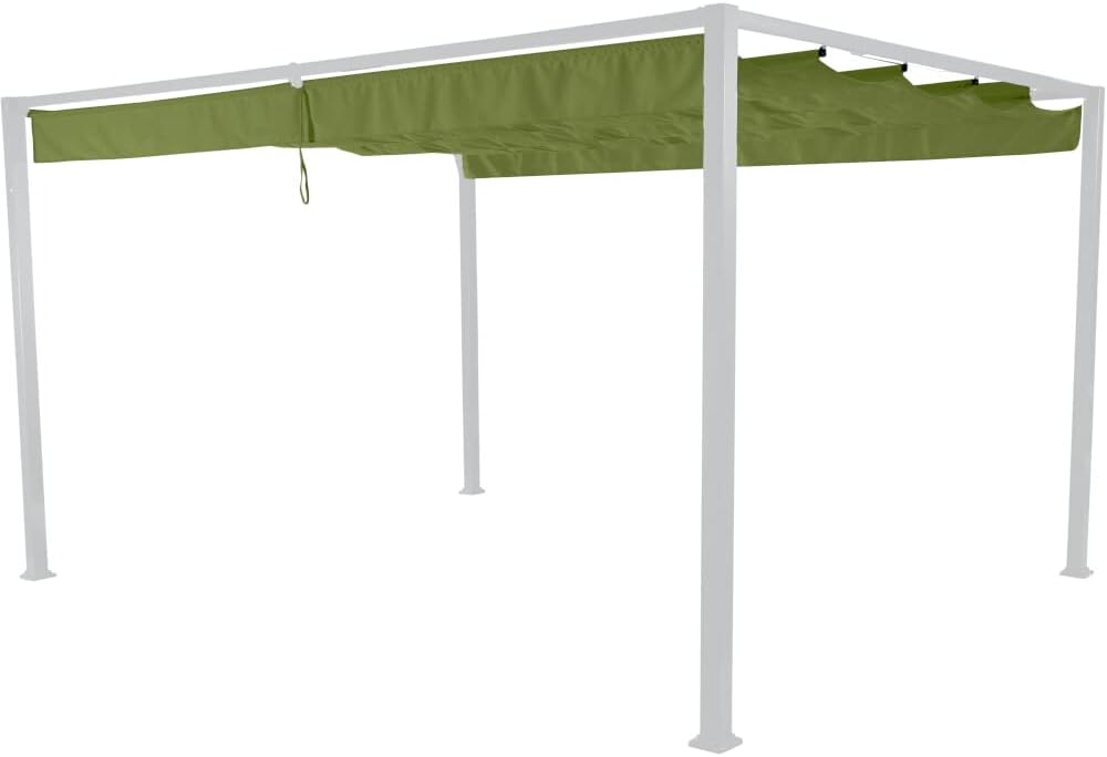 Dak voor paviljoen Sky 3x4 m, kiwigroen bekleding van polypropyleen, PU-gecoat, 200 g/m² in kiwigroen