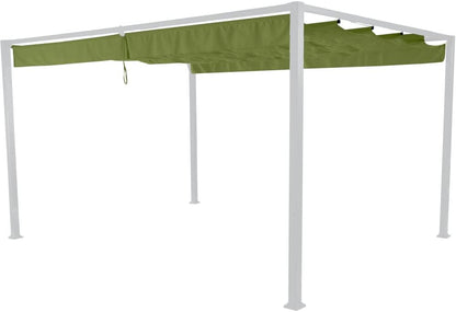 Dak voor paviljoen Sky 3x4 m, kiwigroen bekleding van polypropyleen, PU-gecoat, 200 g/m² in kiwigroen