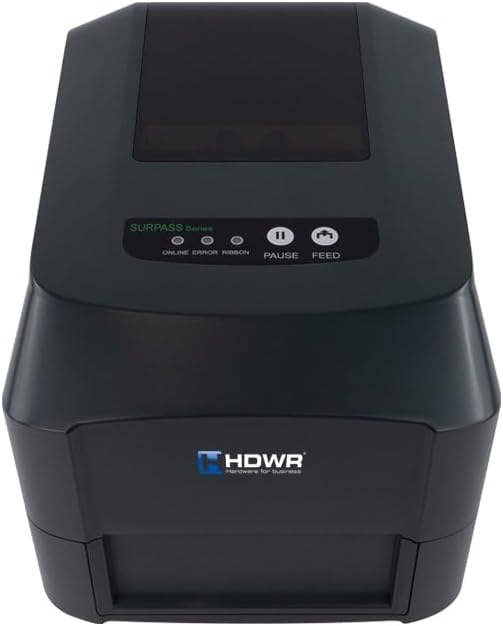 OPrint-DB200 Thermo- en thermische transfer-labelprinter, 203 DPI resolutie, 152,4 mm/s snelheid, USB- en RS-232-interface, met mobiele app-besturingsfunctie