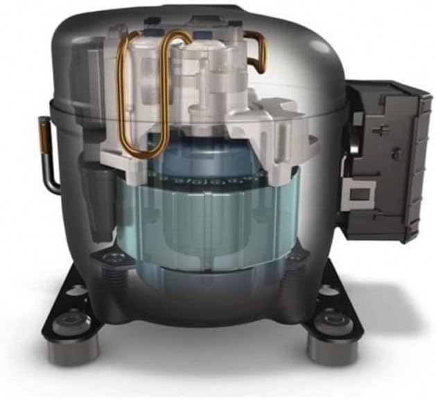 REPORSHOP - Tecumseh Compressor AEZ4430Z/AE4430Z-FZ1A R404A 220V 1/2CV Hoge temperatuur 5.16cm3