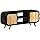 vidaXL TV cabinet 110x30x45cm raw mango wood