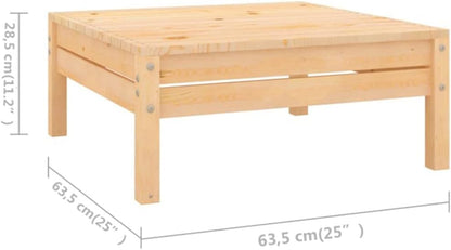 Lounge tuinmeubelen set balkon meubels set tuinlounge set 4-dlg. Tuin Loungeset massief grenen - QUORE