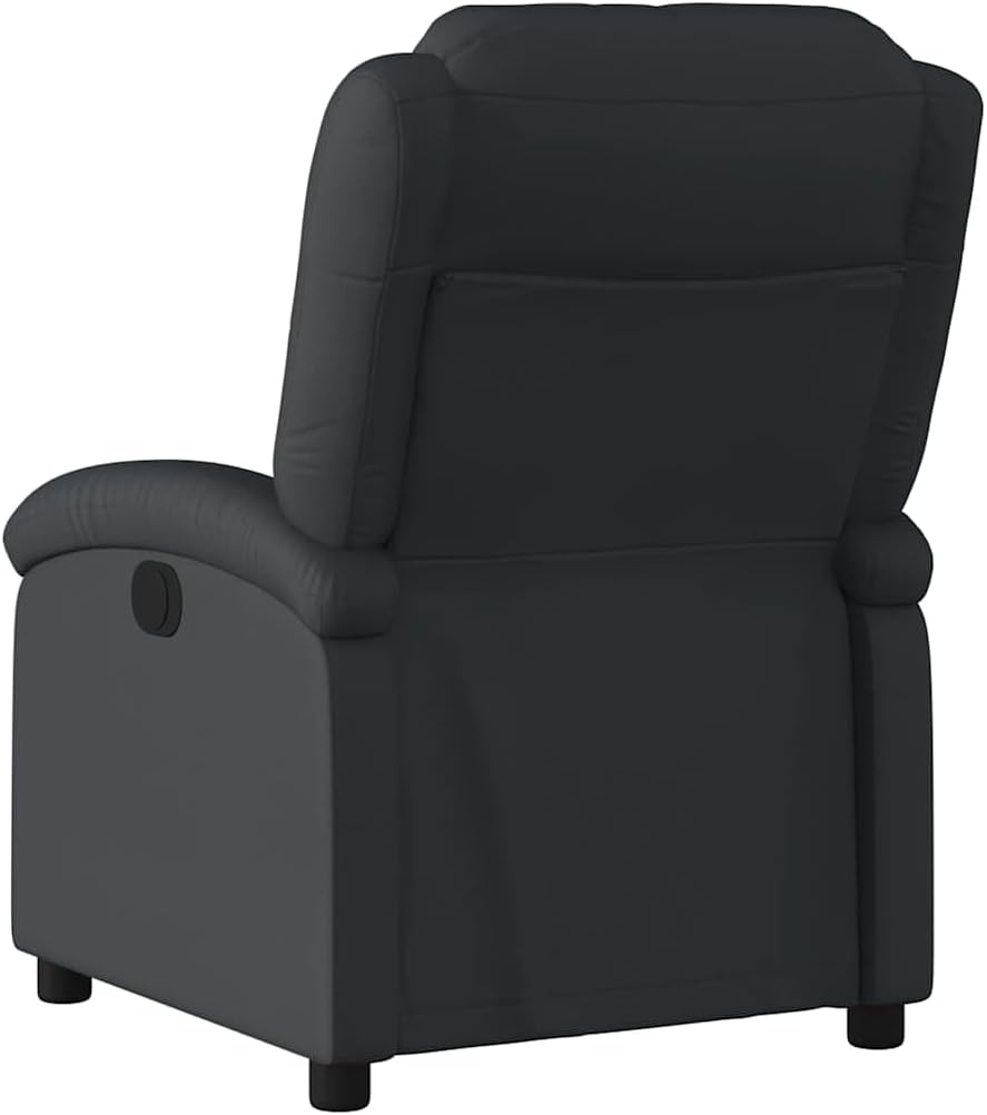 vidaXL Armchair electric adjustable genuine leather black, massage chair, recliner chair, recliner chair, recliner chair, recliner chair, recliner chair, sleeping chair