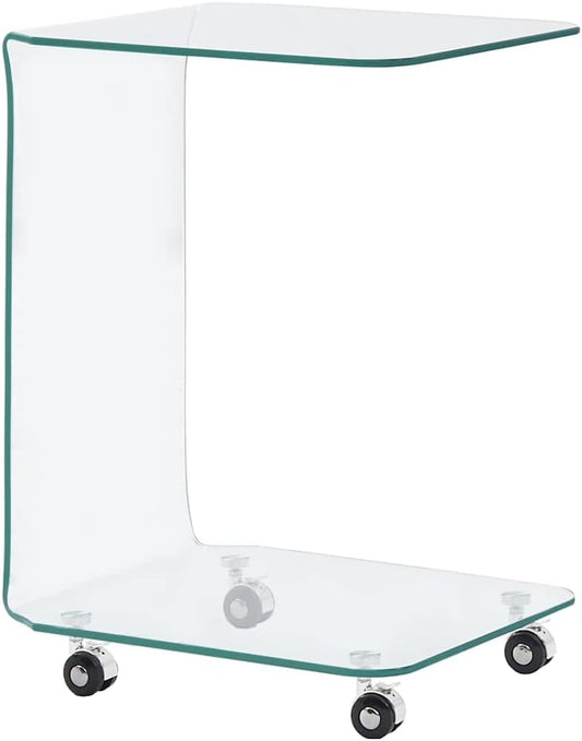 vidaXL Salontafel Gehard Glas Zwart Woonkamertafel Tafeltje Tafel Bijzettafel