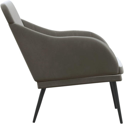 vidaXL Bankje 110x76x80 cm fluweel donkergrijs, zitbank, eetbank, 2-zitsbank, halbank, tweezitsbank, bankje, zitbankje, halbankje, eetbankje