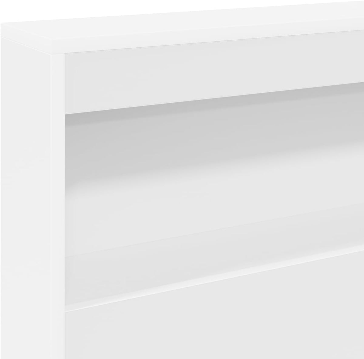 Gecheer Storage Headboard with Memory Headboard White 200cm Wood Material Headboard for Box Spring Bed Bedroom Hotel Design - QUORE