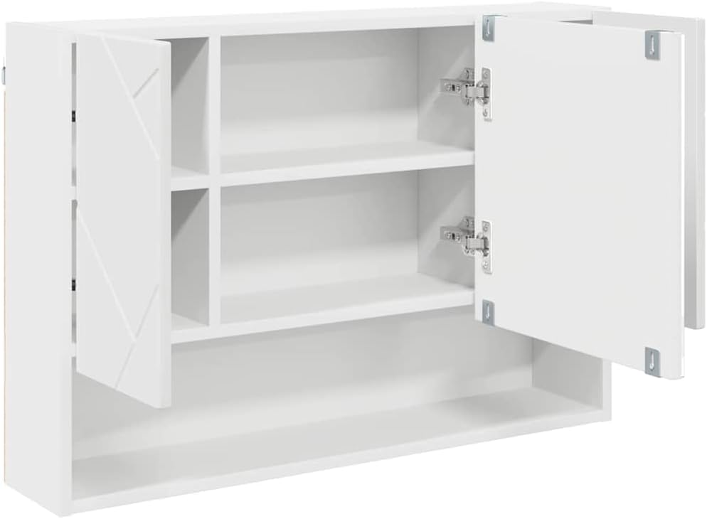 vidaXL Bathroom Set - Modern furniture for home storage, sleek design, decorative cabinet - QUORE