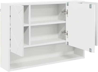 vidaXL Bathroom Set - Modern furniture for home storage, sleek design, decorative cabinet - QUORE