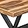 Eettafel Houten – Tafel – Keukentafel – Massief Houten Tafel – Houtentafel – 140x70x75 cm – Massief Acaciahout – Industrieel Stalen Onderstel