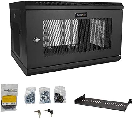6U wandmonteerbare netwerkkast – serverkast – patchkast – wandkast – 19 inch rackkast – Vergrendelbaar – 90 kg draagvermogen