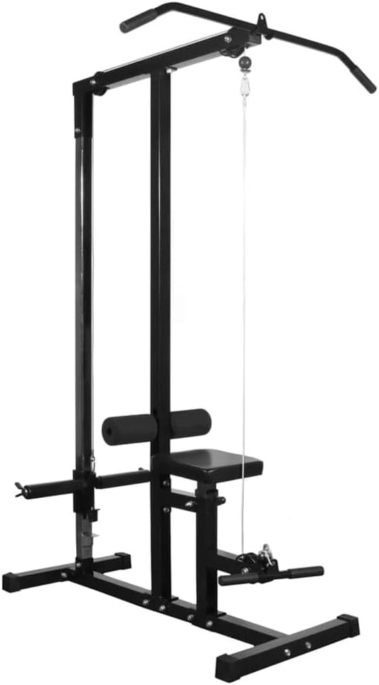 Trainingsapparaat – Fitnessapparaat – Krachtstation – Spiertrainer – Home Gym – Instelbare Beenklam – Veiligheidsstangen – Compact & Robuust Design