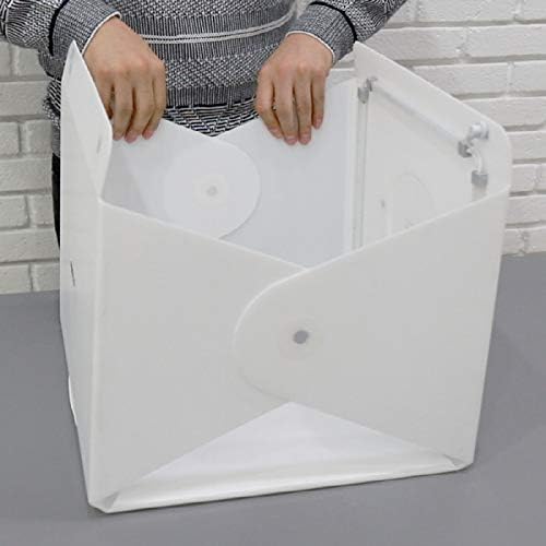 Foldio2 Plus + 360 Studio Set (15" Foto Lightbox Set met Extra Lights & Smart 360 Fotografie Draaitafel/Met 10" Bluetooth 360 Draaitafel/Witte & Zwarte Achtergrond Vellen Inbegrepen)
