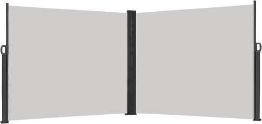 Zijluifel – Wandluifel – Uittrekbare Luifel – Balkonbeschermer – Inkijkbescherming – Waterafstotend Polyester – Maximaal 6 Meter Uitrol – Aluminium Behuizing