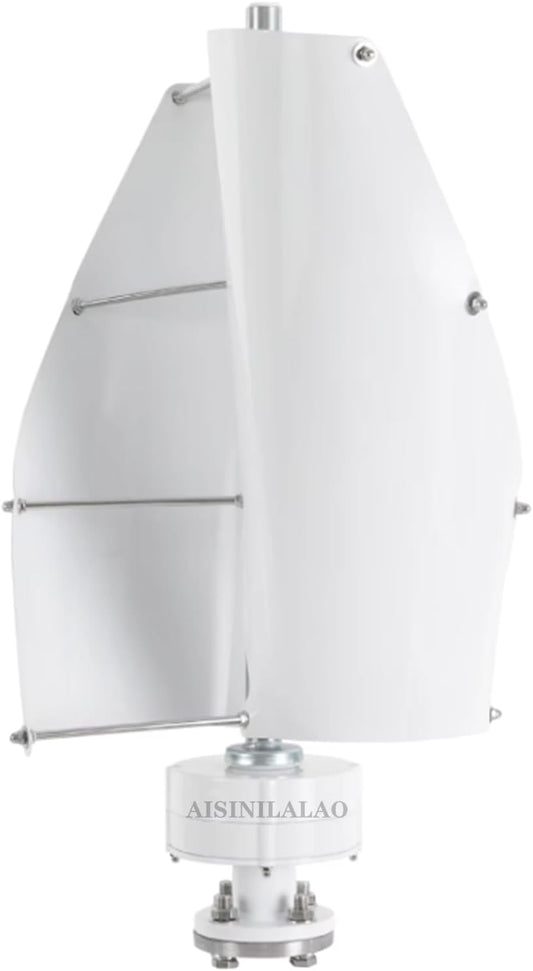 2000W Wind Turbine Generator Kit, 12V-48V Windvermogengenerator, 2 Blades Spiraalbladen Verticale as Wind Power Wind Maglev-generator met controller