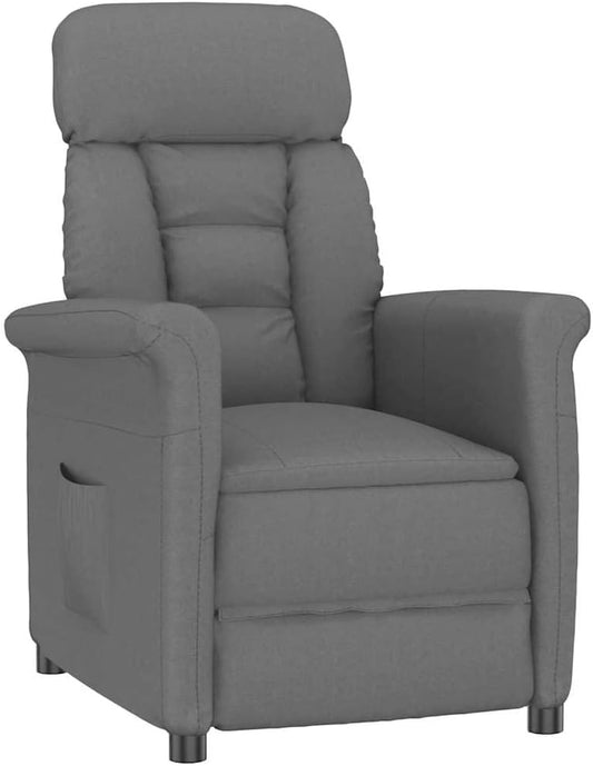 Relaxstoel – Fauteuil – Loungestoel – Ligstoel – Eetkamerstoel – Verstelbare Rugleuning – Zacht Microfiber Materiaal
