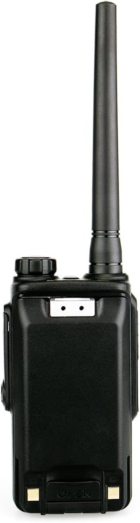 Retevis RT87 Walkie Talkie Waterdicht IP67 Dual Band 5W Portofoons 2 m/70 cm 1200 mAh Batterij 128 Kanalen FM Radio Oplaadbaar Amateur radio (1 Stuk, Zwart)