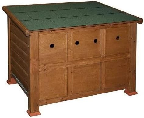 Kerbl Hobbyfarming Kerbl 82809 Duck Town Duck and Goose Stable 93 x 73 x 67 cm, Brown - QUORE