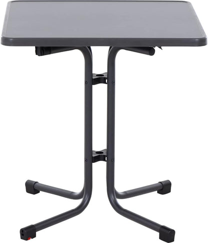 Siena Garden Paco klaptafel 67x67 mat antraciet staal/melamine
