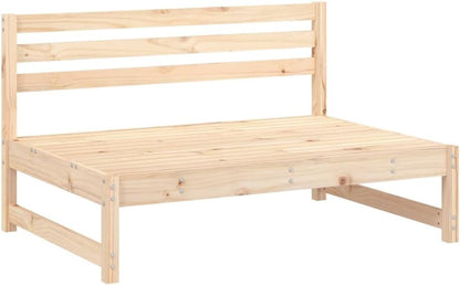 2-piece garden-lounge set balcony furniture lounge furniture outdoor garden lounge furniture set lounge set garden furniture solid pine - QUORE