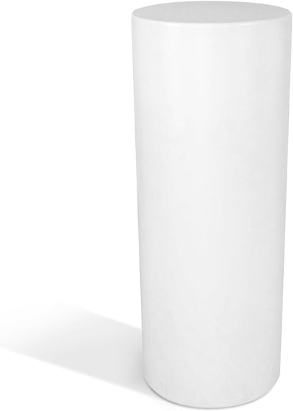 Kloris Cilindrische zuil Sweet Table hoogte 90 cm diameter 35 cm kleur wit Made in Italy