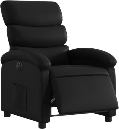 Elektrische Relaxstoel – Ligstoel – TV-Stoel – Relaxfauteuil – Verstelbare Stoel – Kunstleer – 135 Graden Kanteling – Stabiel Houten Metalen Frame