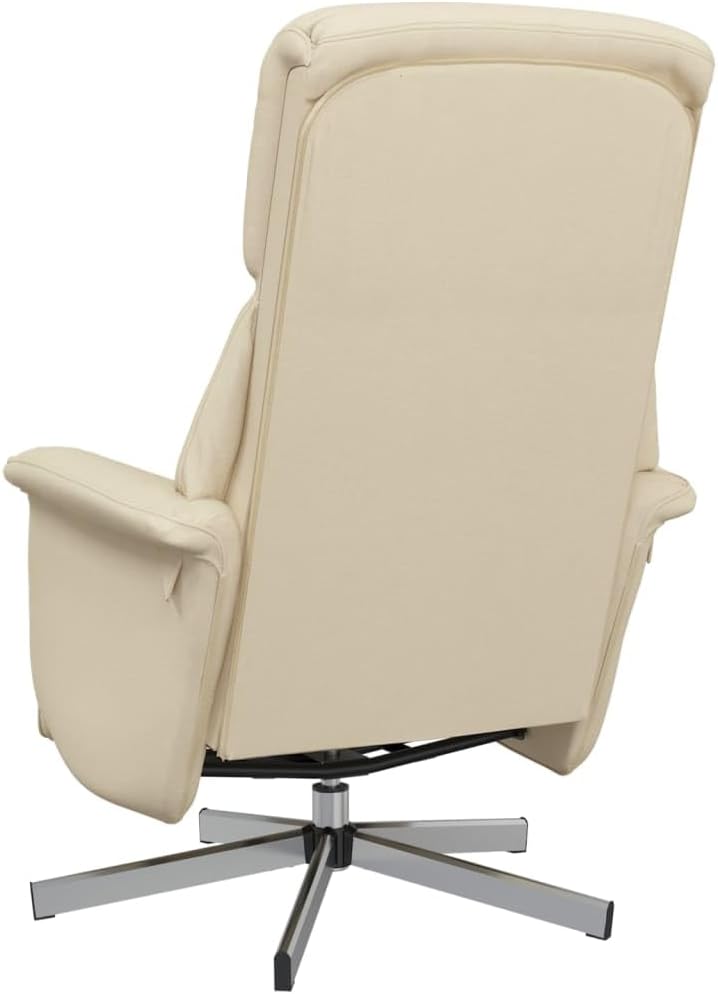 Fauteuil Verstelbaar Met Voetensteun – Relaxfauteuil – Leunstoel – Draaifauteuil – Luie Stoel – Comfortabele Stoffen Bekleding – 360° Draaibaar