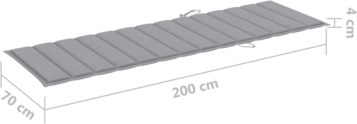 Houten Ligstoel Buiten – Tuinstoel – Lounger – Relaxstoel – Ligbed – Verstelbare Rugleuning – Weerbestendig Grenenhout