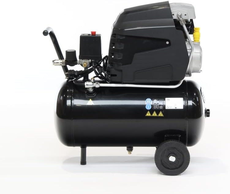 SCHNEIDER CRAFTMASTER, mobiele compressor, tank van 24 liter, maximale druk: 8 bar, vermogen: 1,5 pk, geluidsniveau: 95 dB LwA