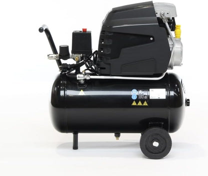 SCHNEIDER CRAFTMASTER, mobiele compressor, tank van 24 liter, maximale druk: 8 bar, vermogen: 1,5 pk, geluidsniveau: 95 dB LwA