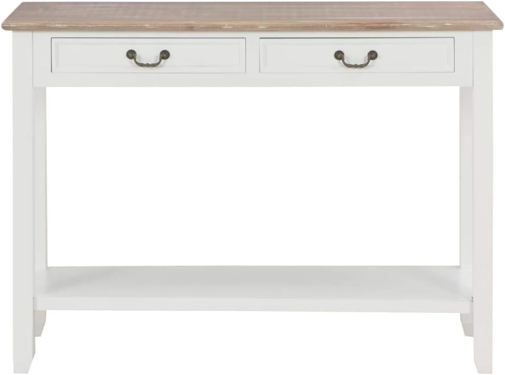 vidaXL Wooden Wall Table White Sideboard Side Table Wall Cabinet Side Cabinet Cabinet Cabinet