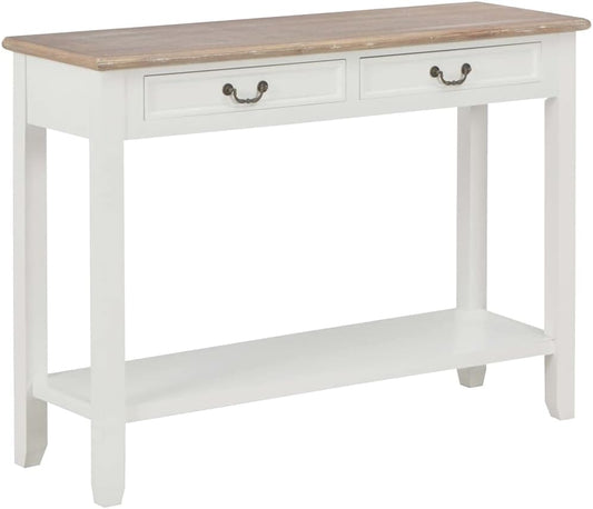 vidaXL Wooden Wall Table White Sideboard Side Table Wall Cabinet Side Cabinet Cabinet Cabinet