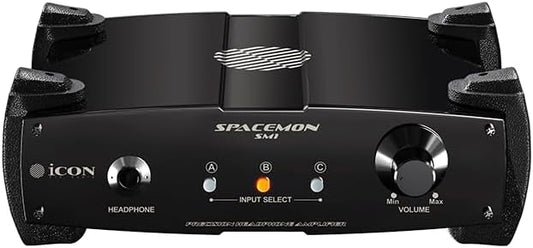iCon Pro Audio SpaceMon Precision Hoofdtelefoonversterker - XLR/TRS/RCA/3,5 mm ingangen, 68 dB versterking